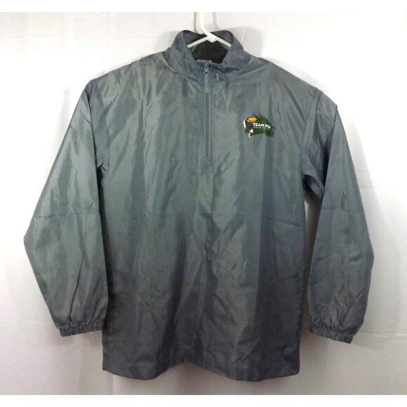 Olympic Team USA Windbreaker Jacket Adult Size Large Road To Rio 2016 Gray - Picture 1 of 8